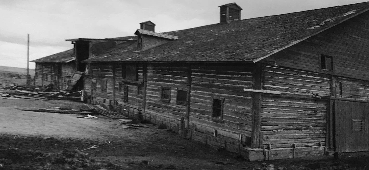 The Historic Barn at the Oxford Ranch before it was restored
