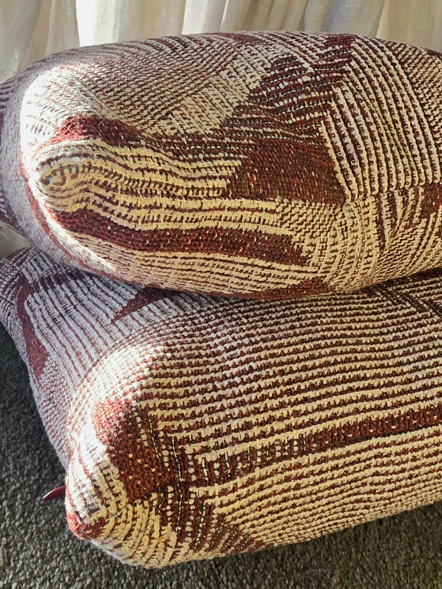 Custom-made cushions beautifully made by @littleandfoxnz