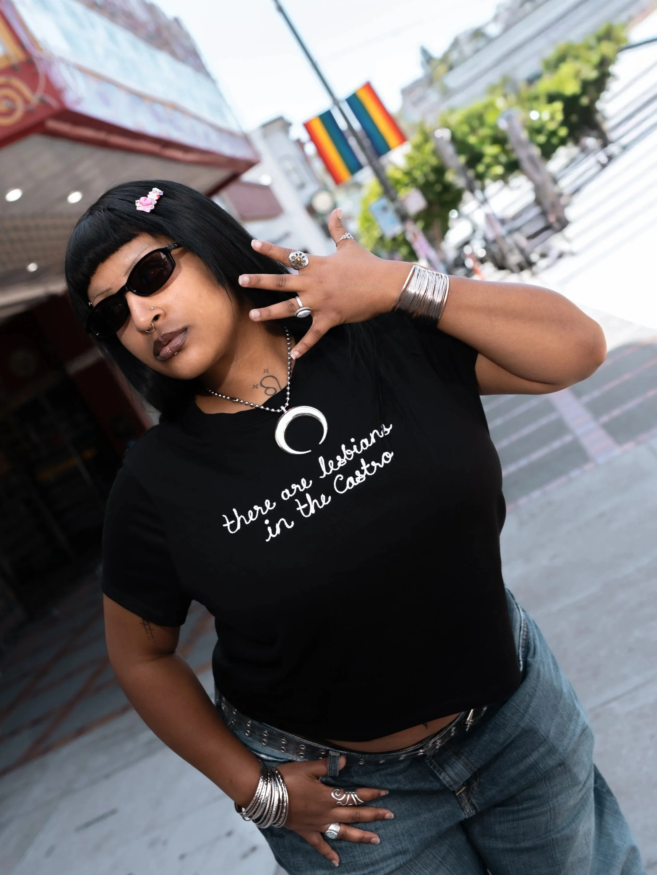 Perfect Crop Tee- there are lesbians in the Castro