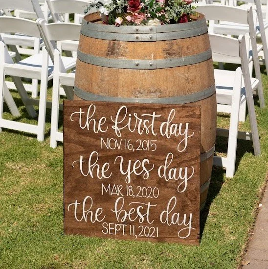 wedding signage