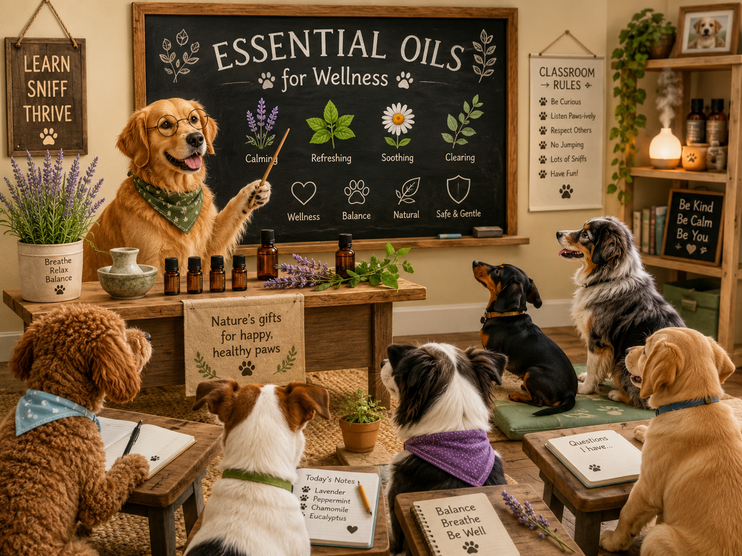 Essential Oils Class for Dogs | Online Canine Aromatherapy Course