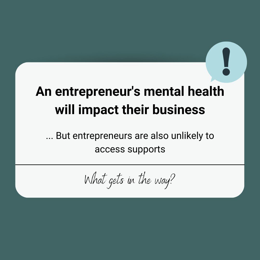 There are a lot of barriers that get in the way of entrepreneurs taking care of their mental health. At Collectively Tangled, we're working hard to break down those barriers and do things differently. 

In your experience, what else gets in the way o
