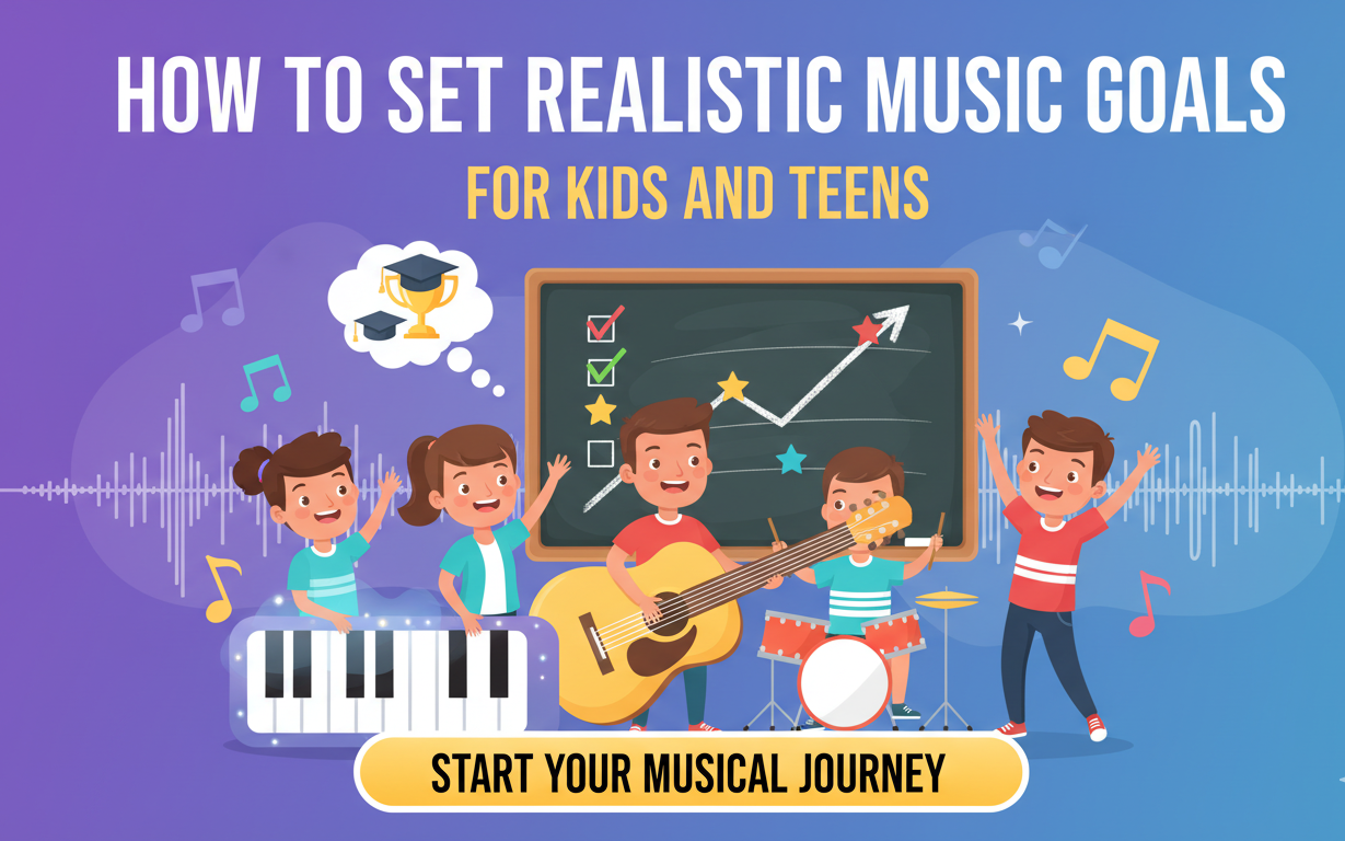 How to Set Realistic Music Goals for Kids and Teens