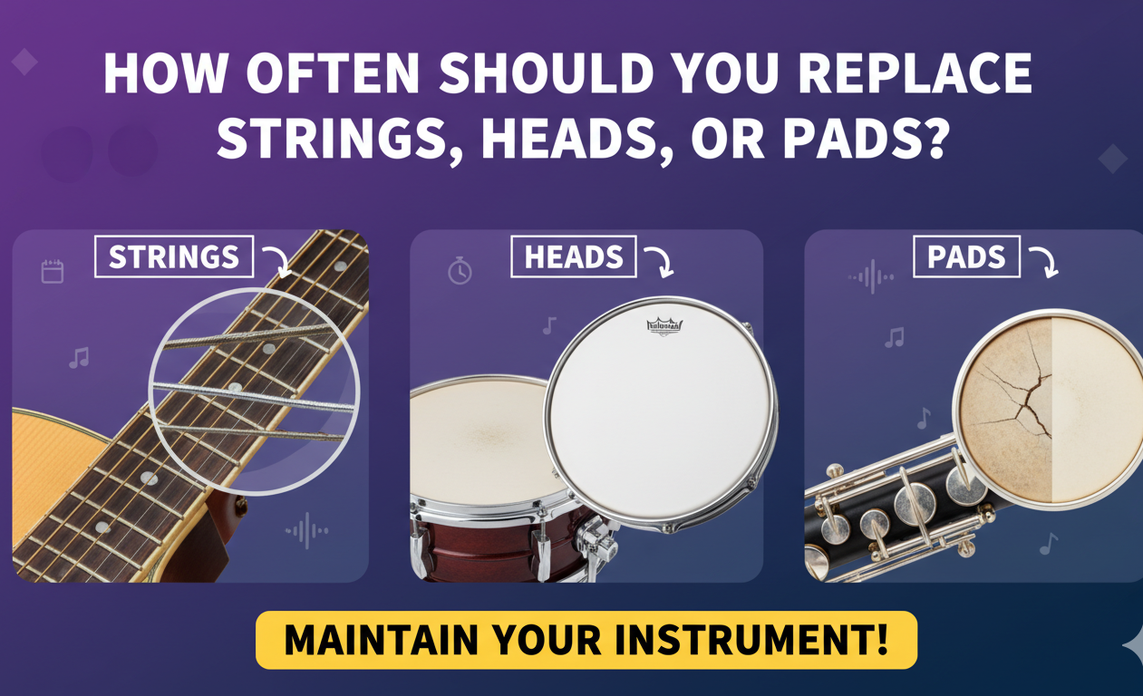 How Often Should You Replace Strings, Heads, or Pads?