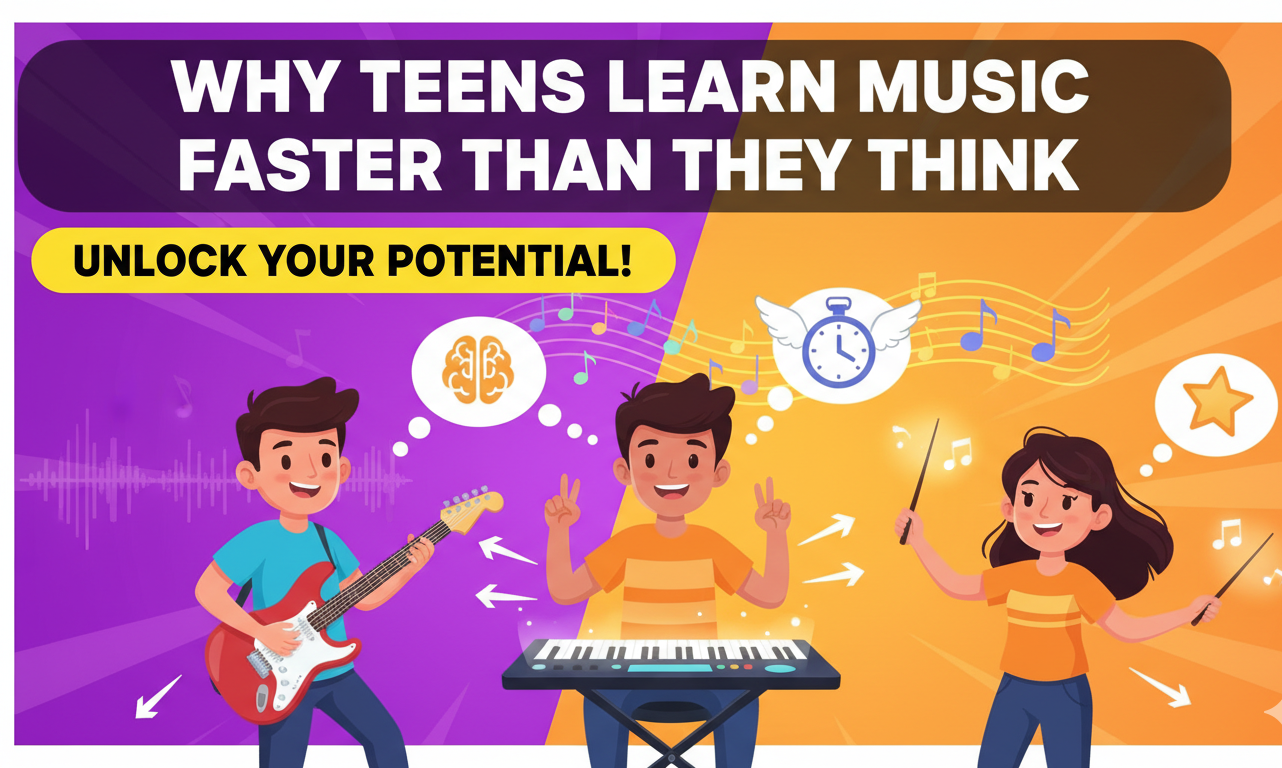 Why Teens Learn Music Faster Than They Think