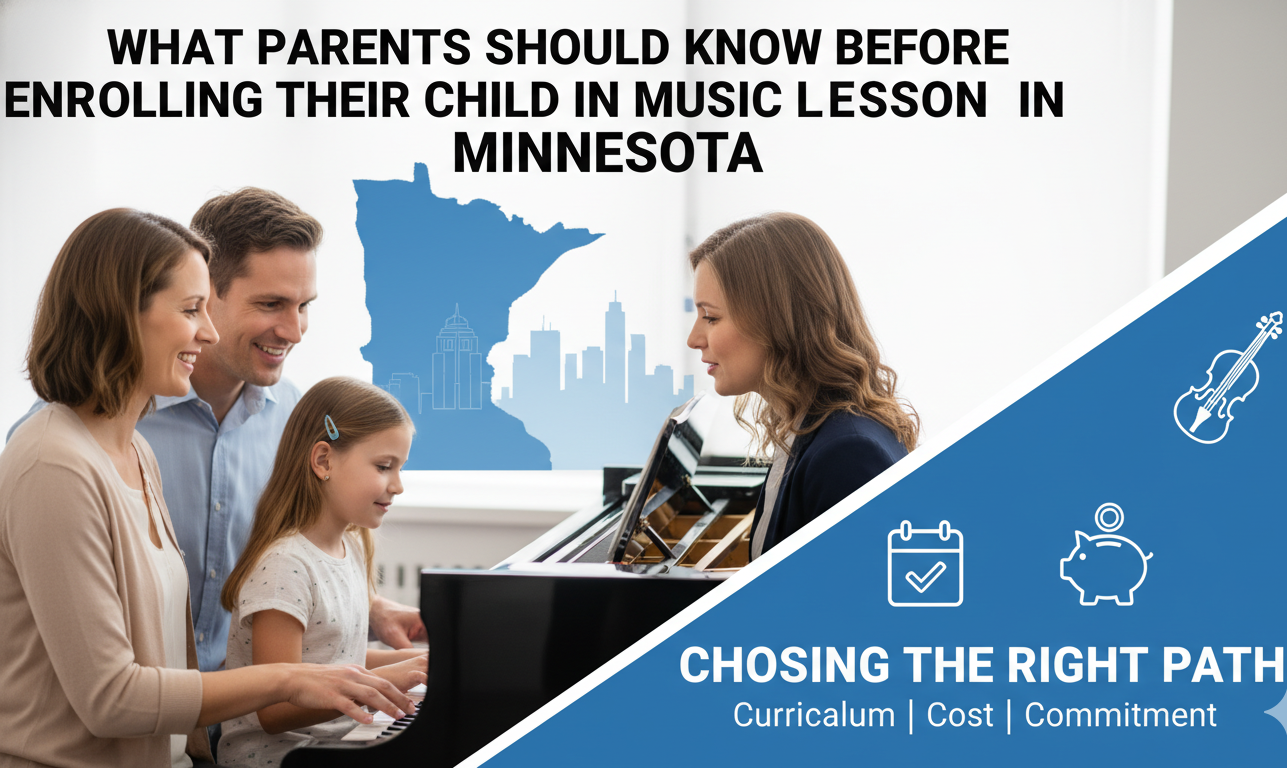 What Parents Should Know Before Enrolling Their Child in Music Lessons in Minnesota