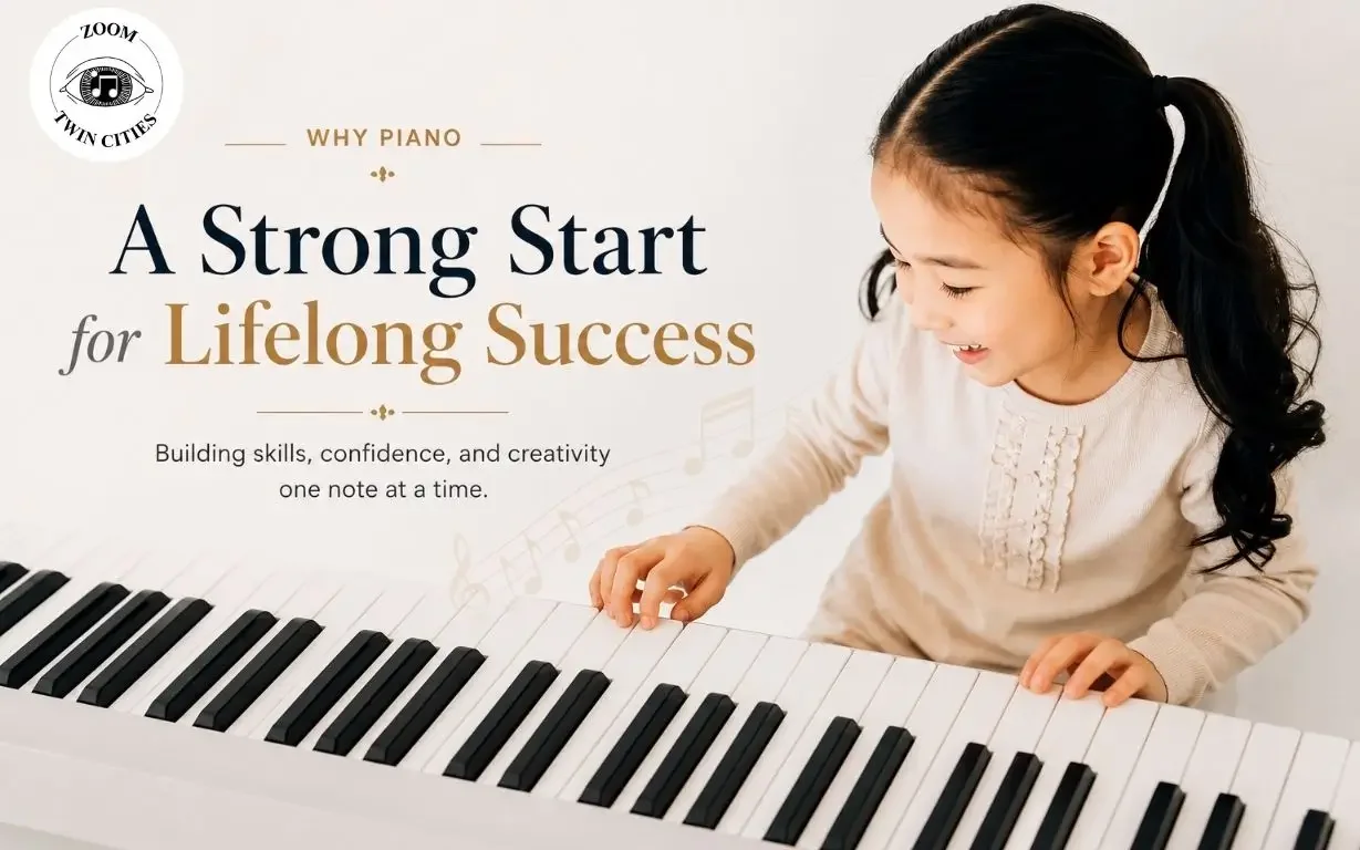 piano and children