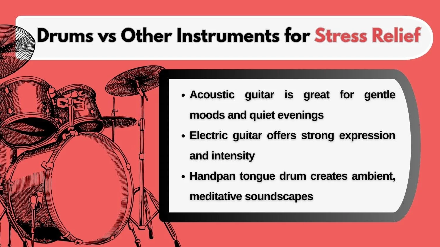 Why Drums Work Better Than Many Other Instruments