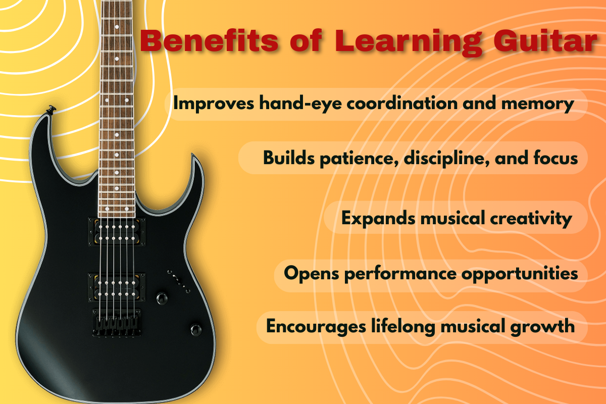 benefits of learning guitar