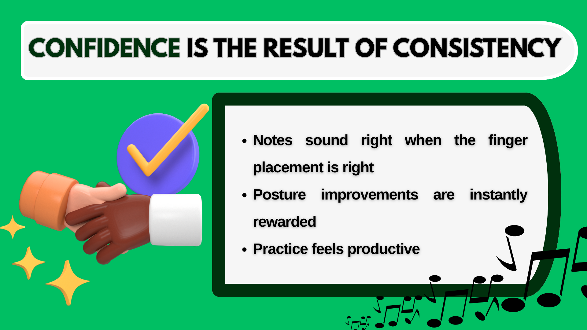 CONFIDENCE IS THE RESULT OF CONSISTENCY