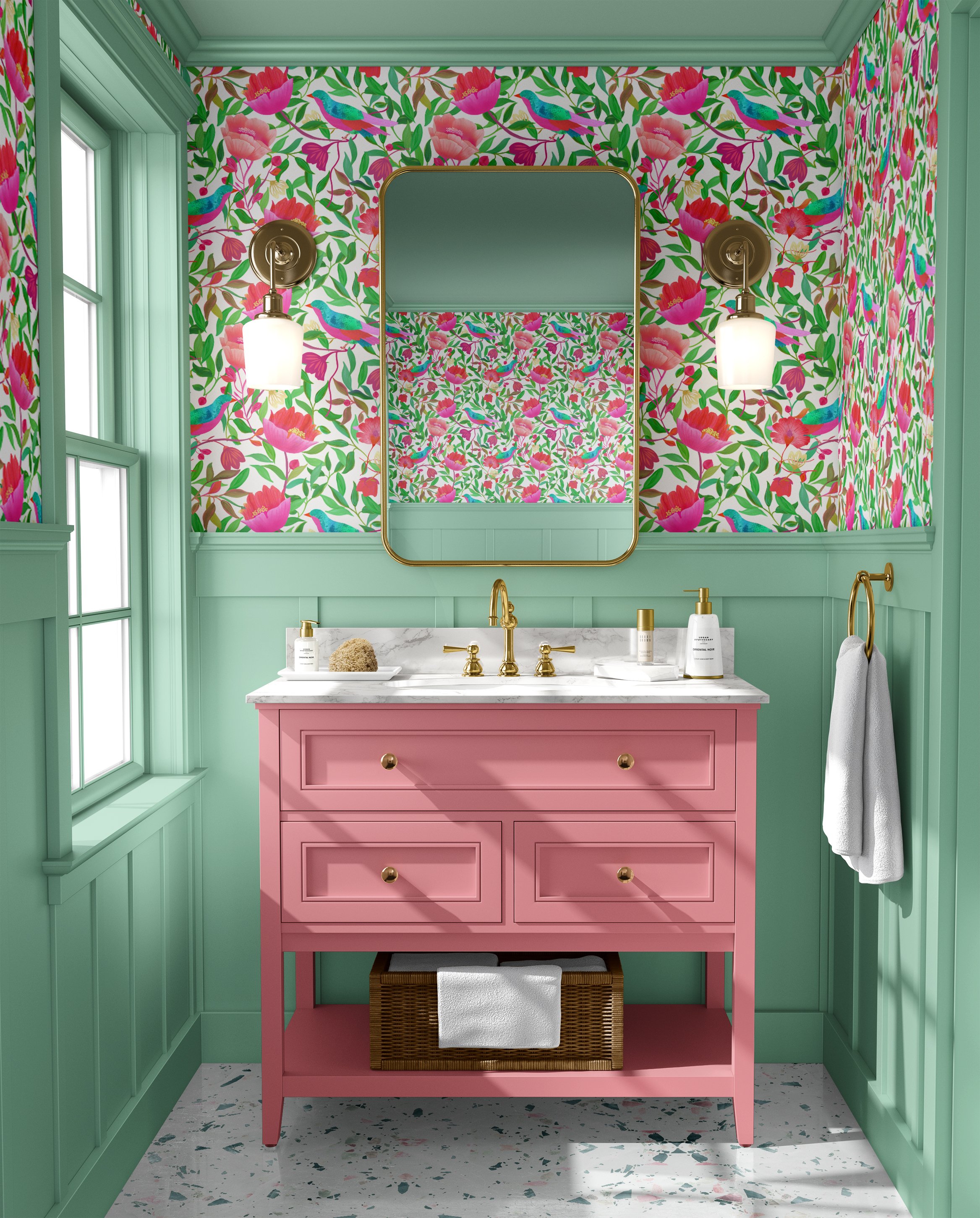 Designer Paste the Wall Wallpaper - The Journey — Amanda West | Vibrant ...