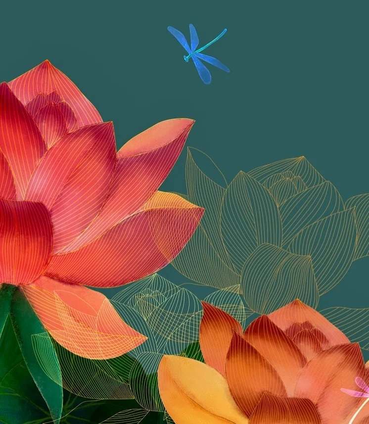 Lotus 🪷 

Renowned for its ability to grow and emerge from muddy waters untainted and so beautiful. A little works-in-progress this one. Still playing around with it, so may not even end up looking like this in the end!! 

#lotus #lotusflower #lotus