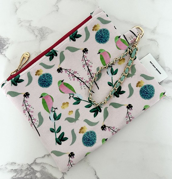 Wristlet Pouches - Spring Garden