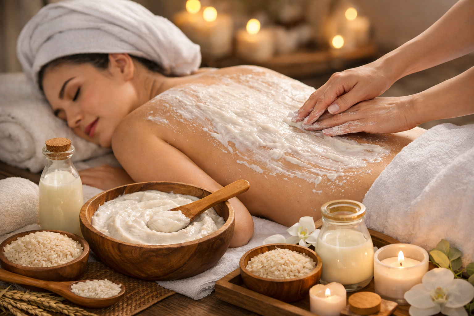 Benefits of Rice Milk Body Mask for a Relaxing Spa Experience