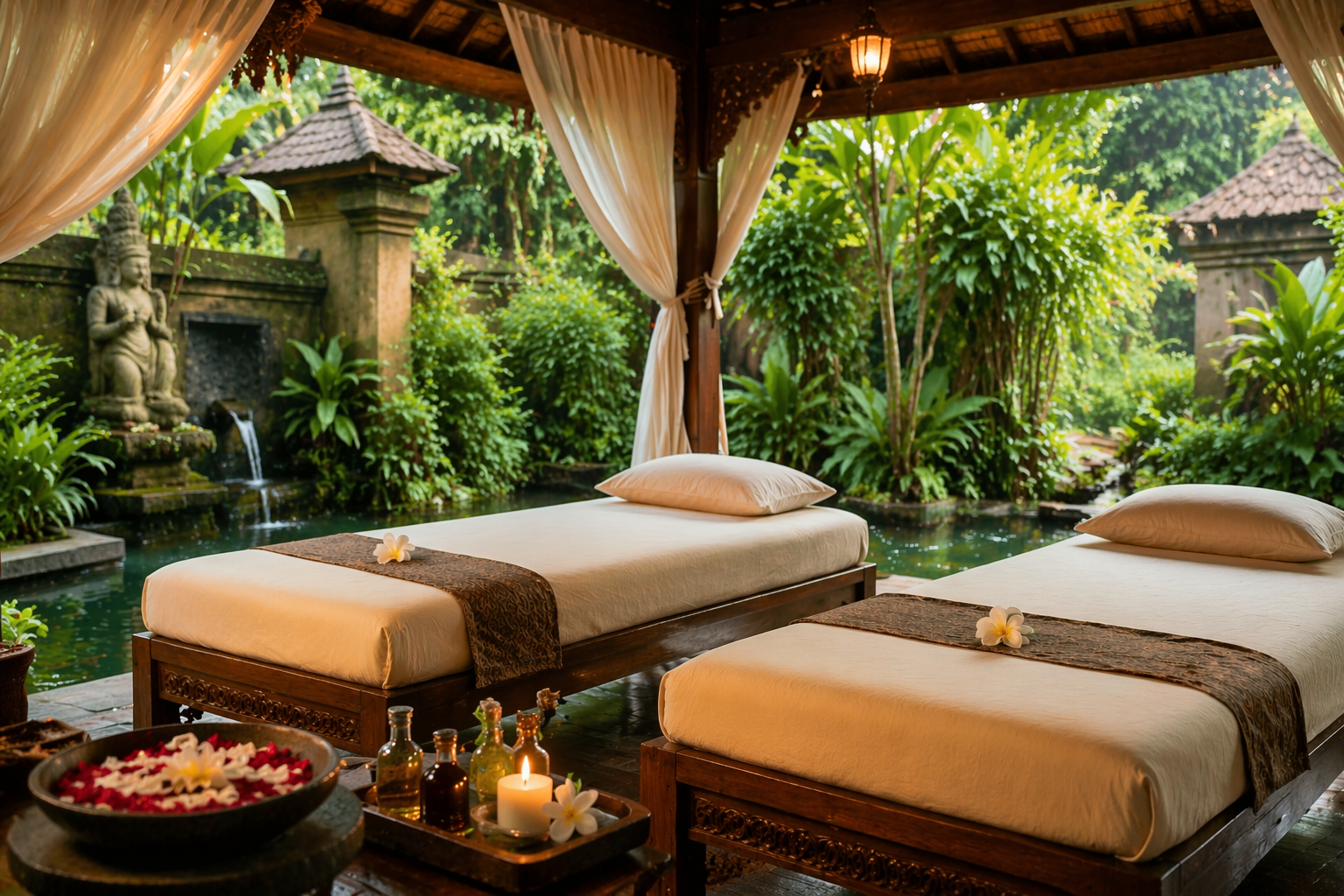 Romantic Spa Bali for Couples, Massage, Aromatherapy &amp; Relaxing Escape