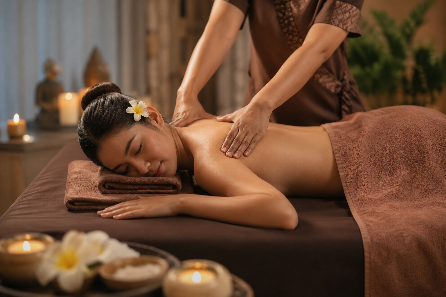 Relaxing Body Therapy for Fatigue Relief and Muscle Relaxation