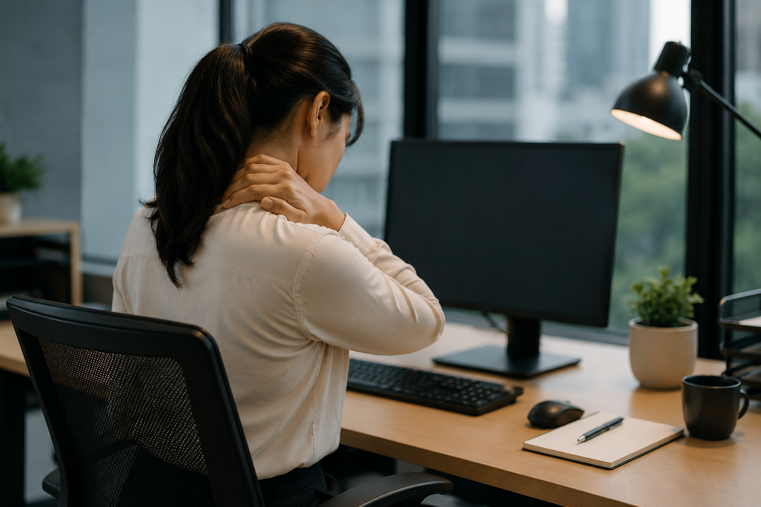 Why Office Workers Often Experience Neck and Shoulder Tension