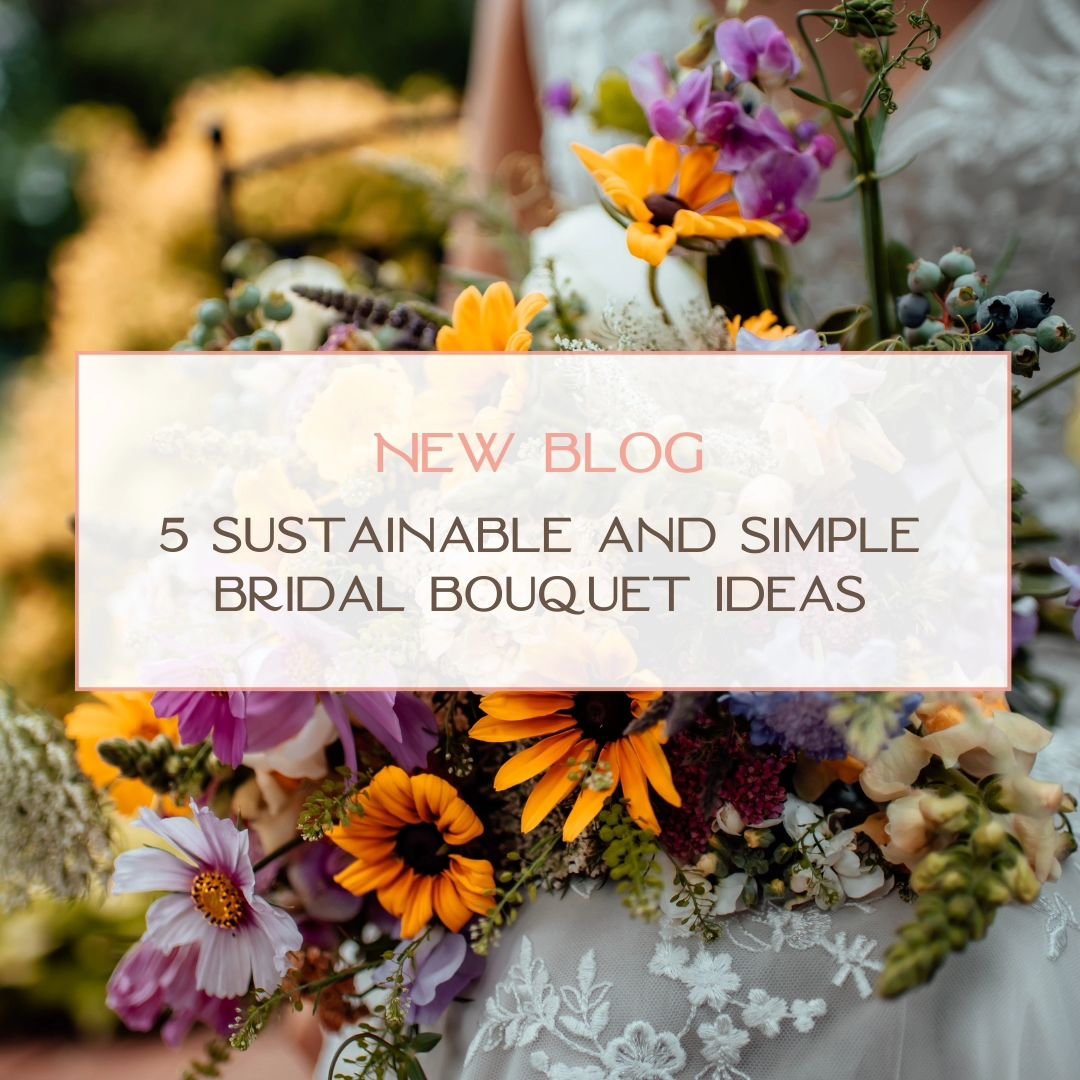 New blog now live! Has your wedding planning process reached the flower stage yet? If you're worried about going over-budget seeing those gorgeous examples online and wondering how to find gorgeous arrangements that are as sustainable as possible, th