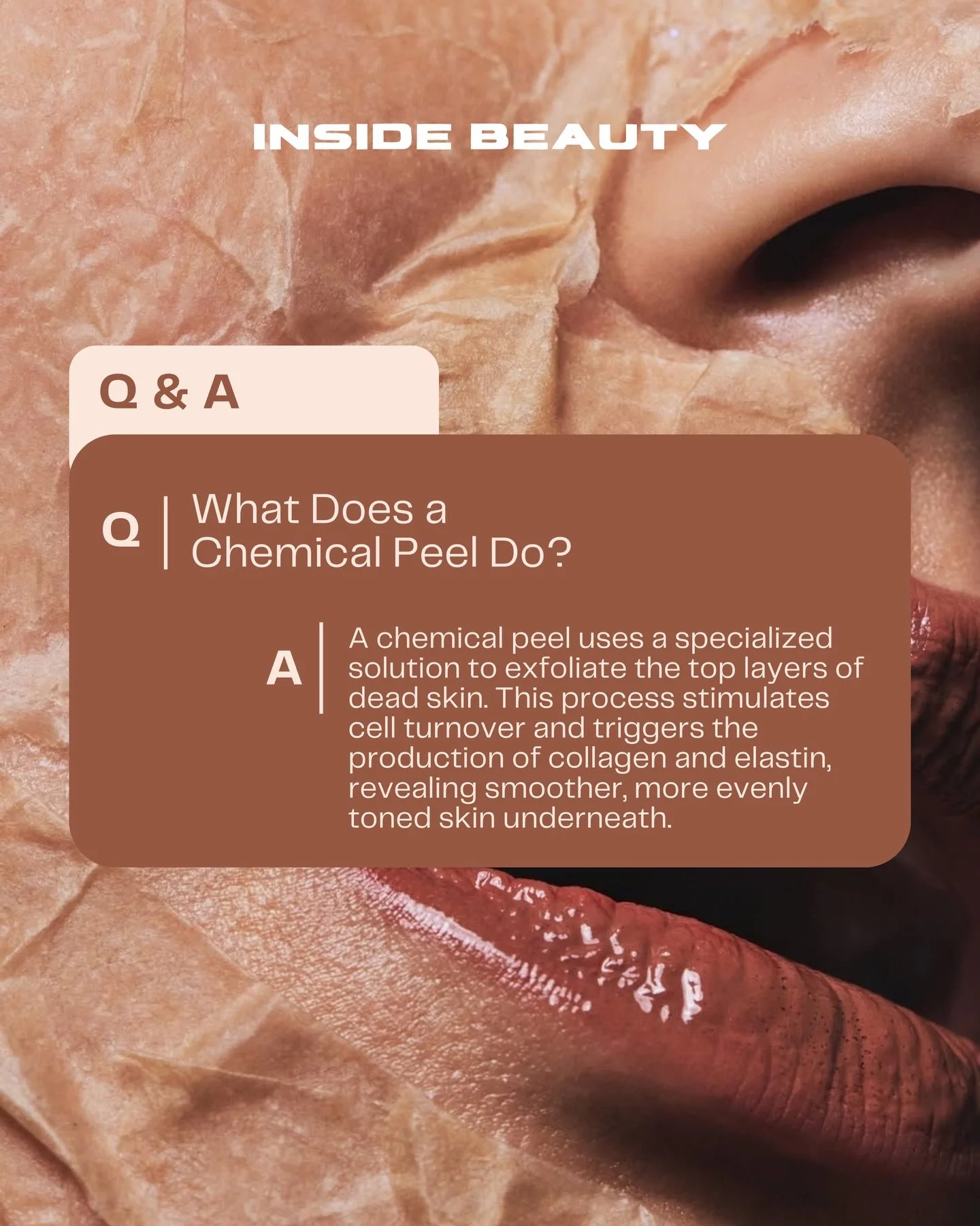 Ready to shed the old and embrace the GLOW? From fading hyperpigmentation to smoothing fine lines, we&rsquo;re breaking down everything you need to know about our favorite skin transformation ✨

Stop scrolling and start glowing. 

Contact us to secur