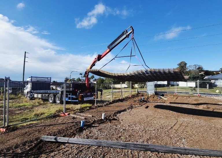 Josh out getting it done in one of our crane trucks 🏗️