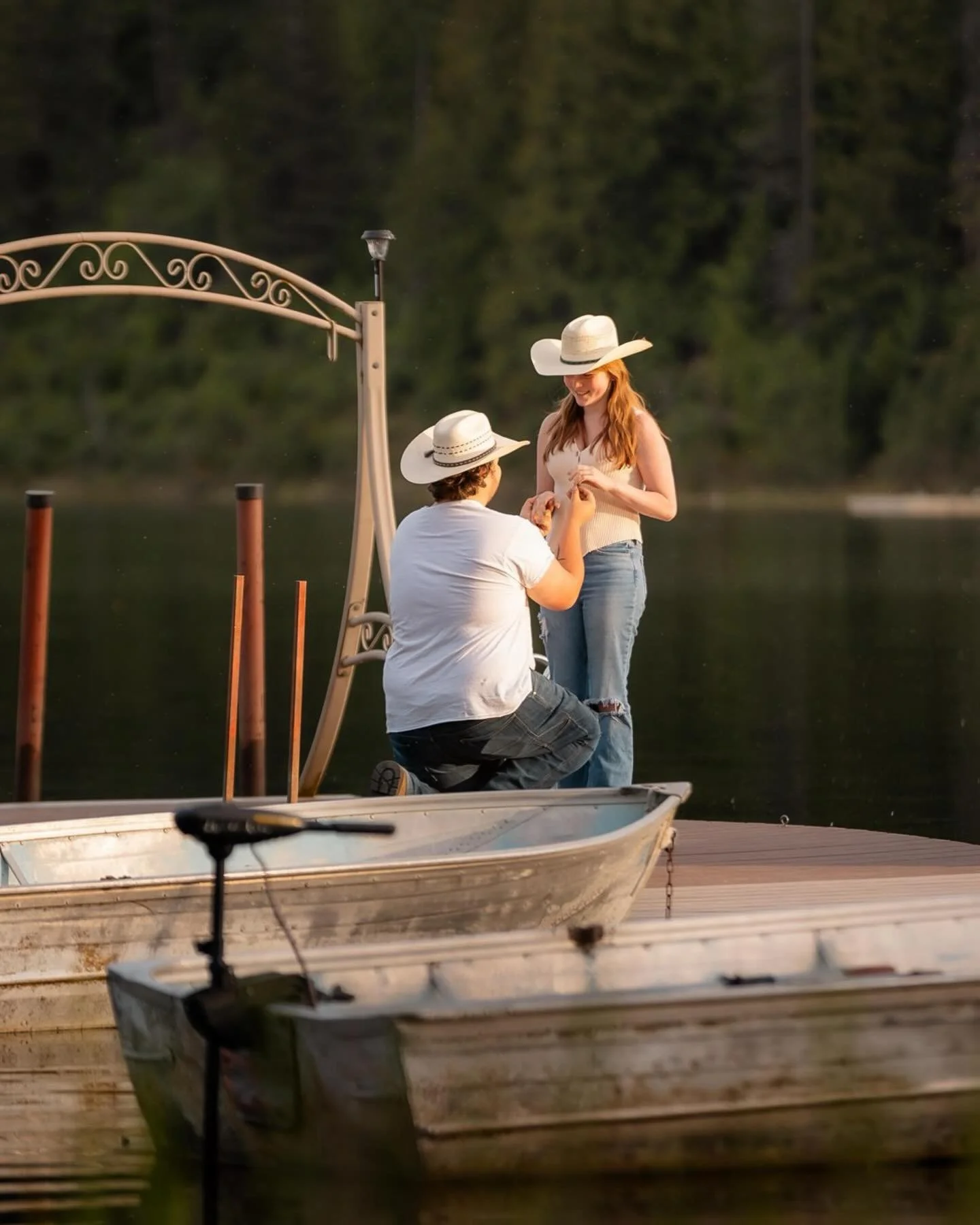 Yes to forevermore ♾️💍🩷

I had the lovely opportunity to capture Brady &amp; Jaydyn&rsquo;s beautiful, intimate, and private proposal up in Sagle, ID this month. Seriously how adorable are these two! They are so sweet together, and their love story