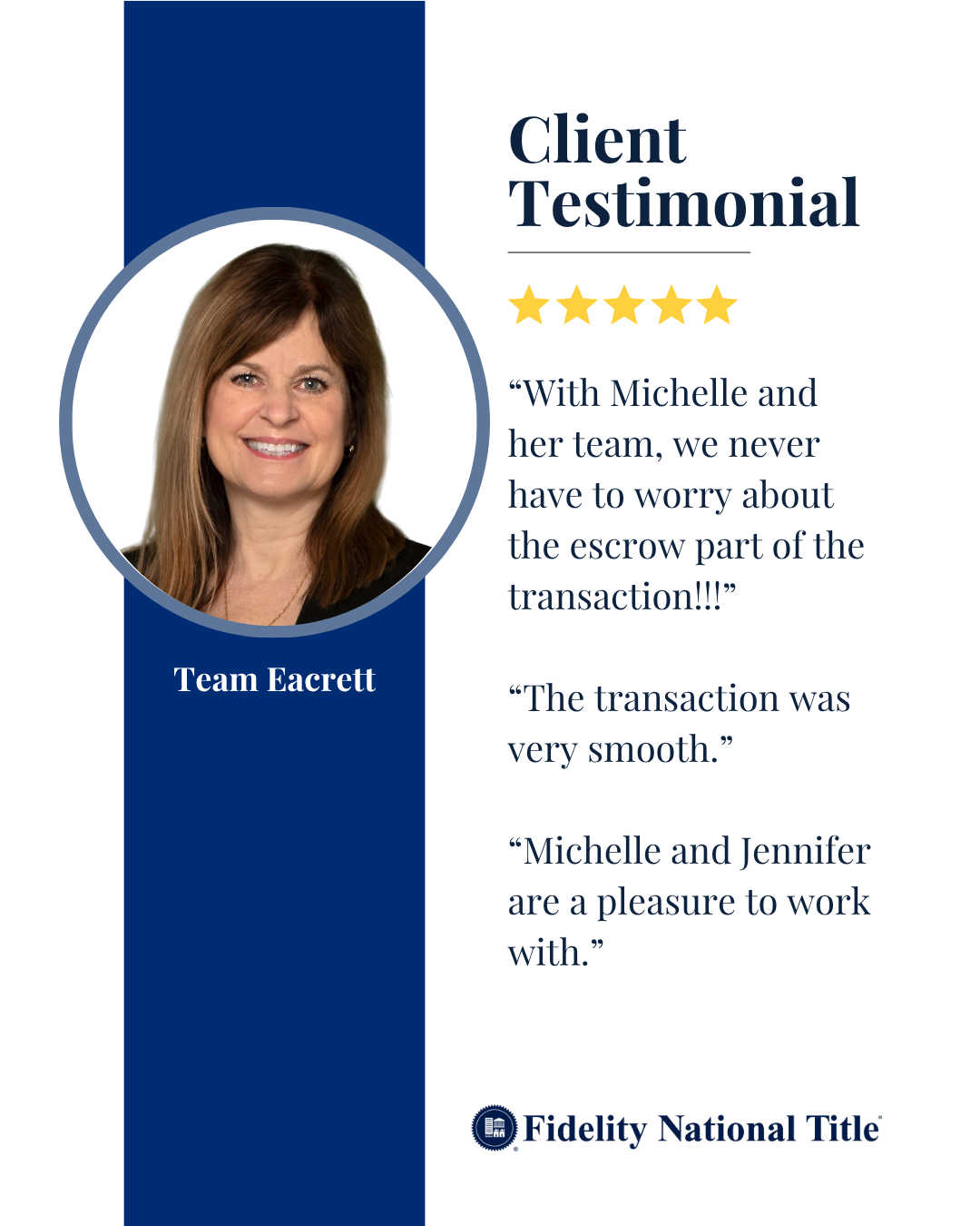 ⭐ Shout out to our amazing team members on 5-star testimonials 👍🏻 👏🏼 ⭐️⭐️⭐️⭐️⭐️
.
.
.
#InsistOnFidelity #FidelityNationalTitle #TitleandEscrow #FidelityFamily #FidelityWA #FNT