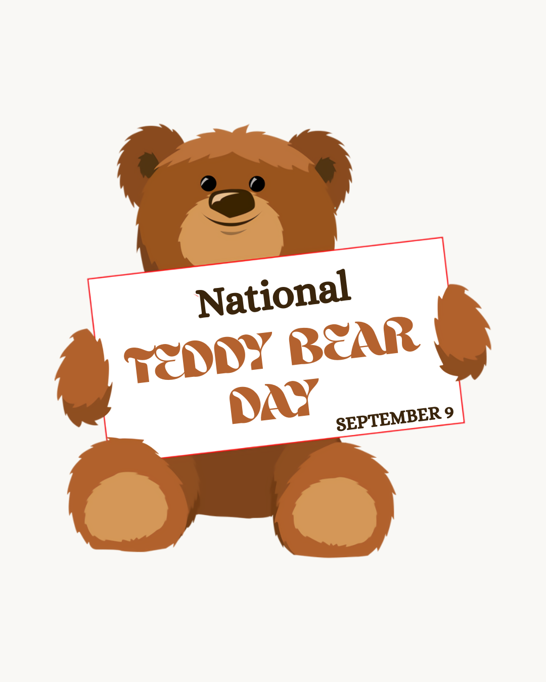 National Teddy Bear Day 9.9.25 #3