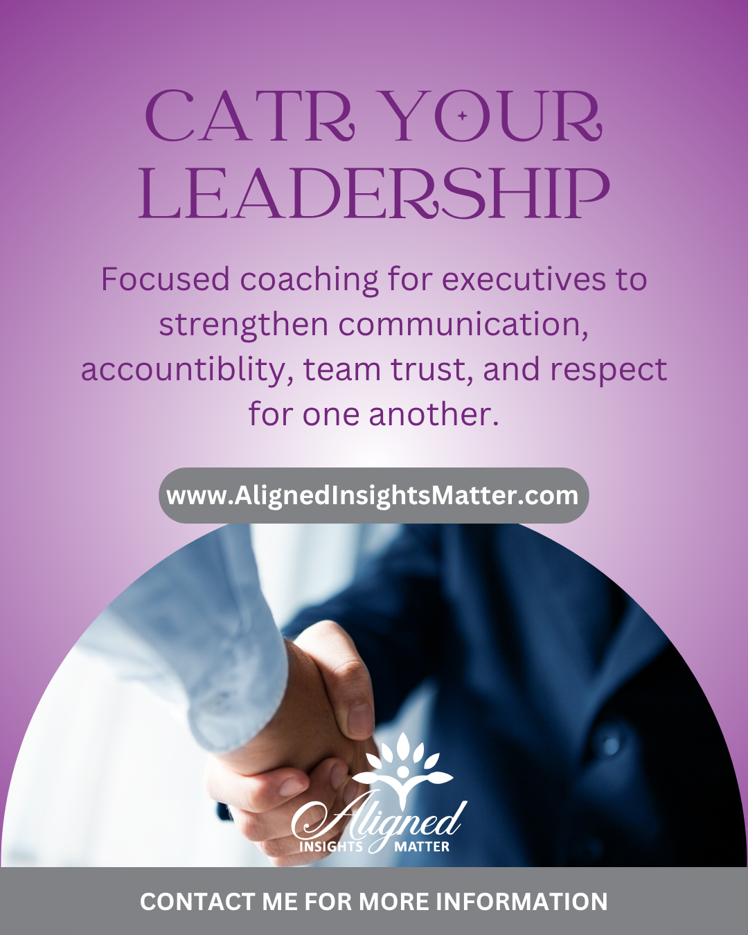 Strong leadership isn't built on authority—it's built on relationships.

When communication improves, trust grows. When accountability is clear, respect follows. That's where high-performing teams are created.

The CATR programs help executives and l