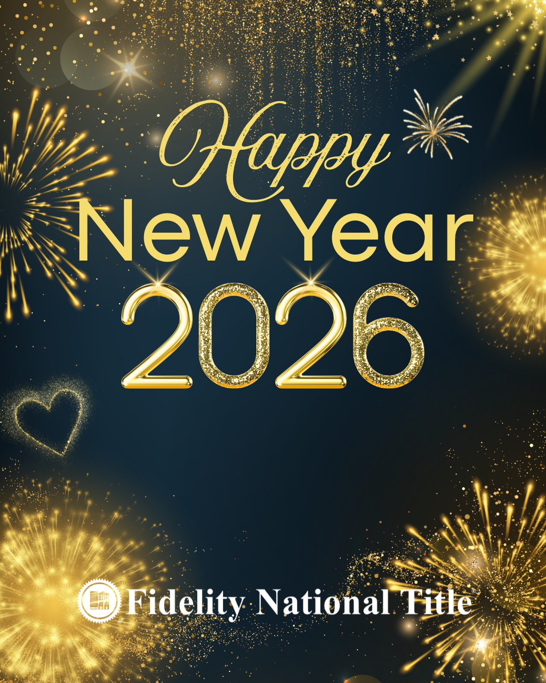 Happy New Year from the Fidelity National Title team. Here’s to new opportunities, strong partnerships, and continued success in 2026!
.
.
.
#HappyNewYear #2026 #FidelityNationalTitle #TitleandEscrow #FidelityFamily #FidelityWA #Fidelity