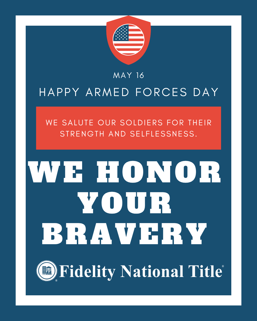 Today we honor the courage, commitment, and sacrifice of those who serve our country. Armed Forces Day is a time to recognize the men and women across every branch who dedicate their lives to protecting and supporting our nation.

Thank you to all ac