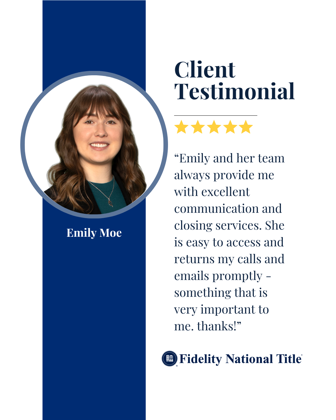 ⭐ Shout out to our amazing team members on 5-star testimonials 👍🏻 👏🏼 ⭐️⭐️⭐️⭐️⭐️
.
.
.
#InsistOnFidelity #FidelityNationalTitle #TitleandEscrow #FidelityFamily #FidelityWA #FNT