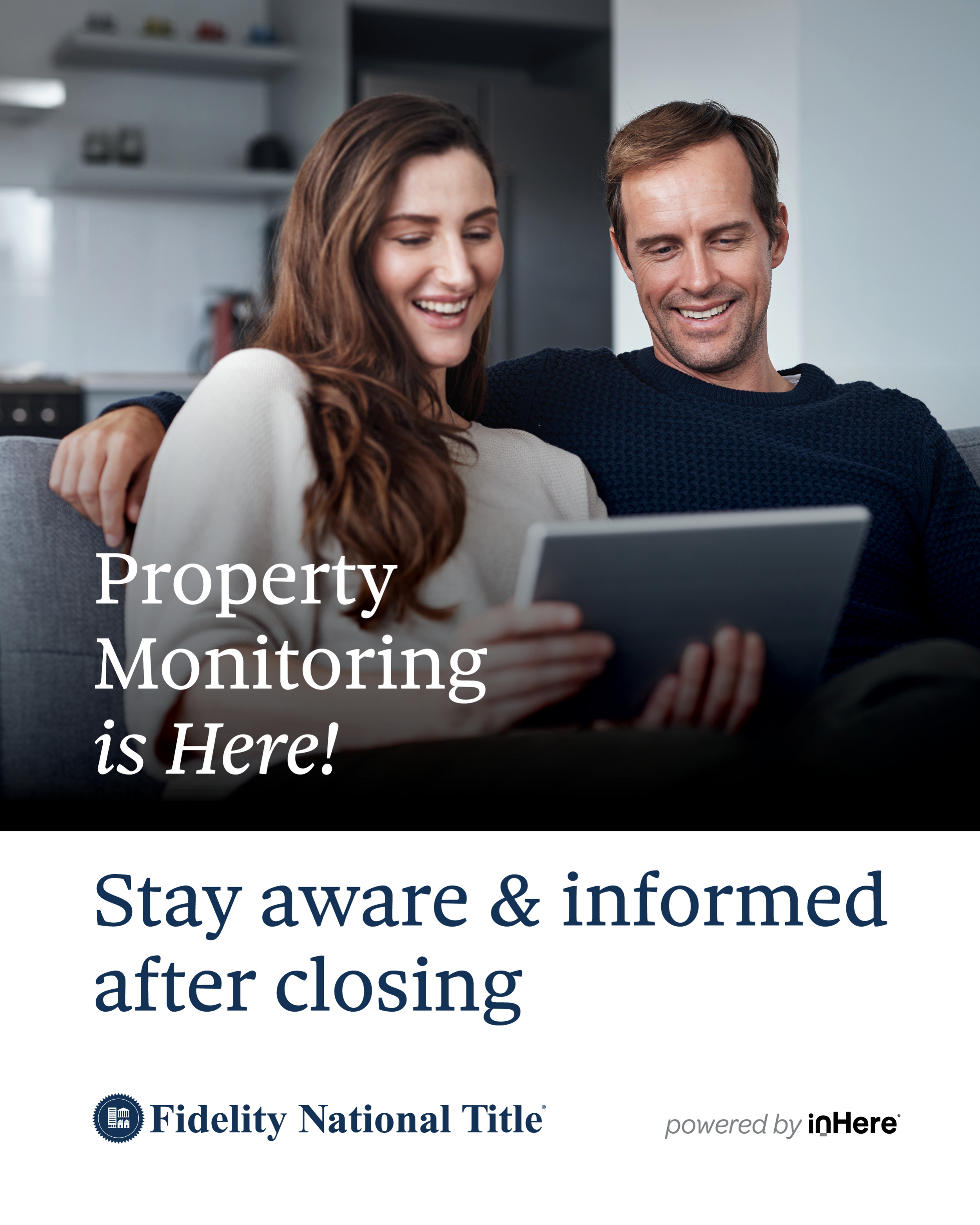 Property Monitoring is HERE!

A complimentary service that provides email alerts about certain activity related to your clients’ property after closing!  Every closed residential purchase transaction will automatically have the property enrolled in t