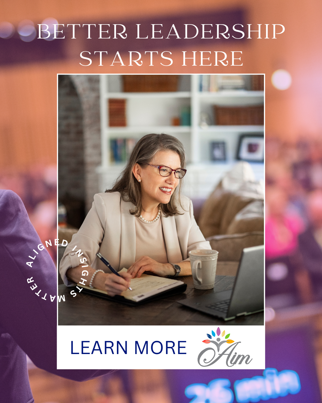 Better leadership starts with better understanding.

Through speaking engagements, workshops, and classes, I help leaders and teams strengthen the skills that create stronger relationships, clearer communication, and more effective collaboration.

Wh