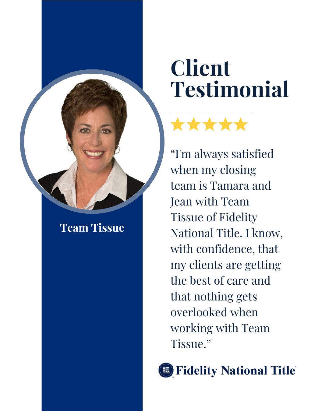 ⭐ Shout out to our amazing team members on 5-star testimonials 👍🏻 👏🏼 ⭐️⭐️⭐️⭐️⭐️
.
.
.
#InsistOnFidelity #FidelityNationalTitle #TitleandEscrow #FidelityFamily #FidelityWA #FNT