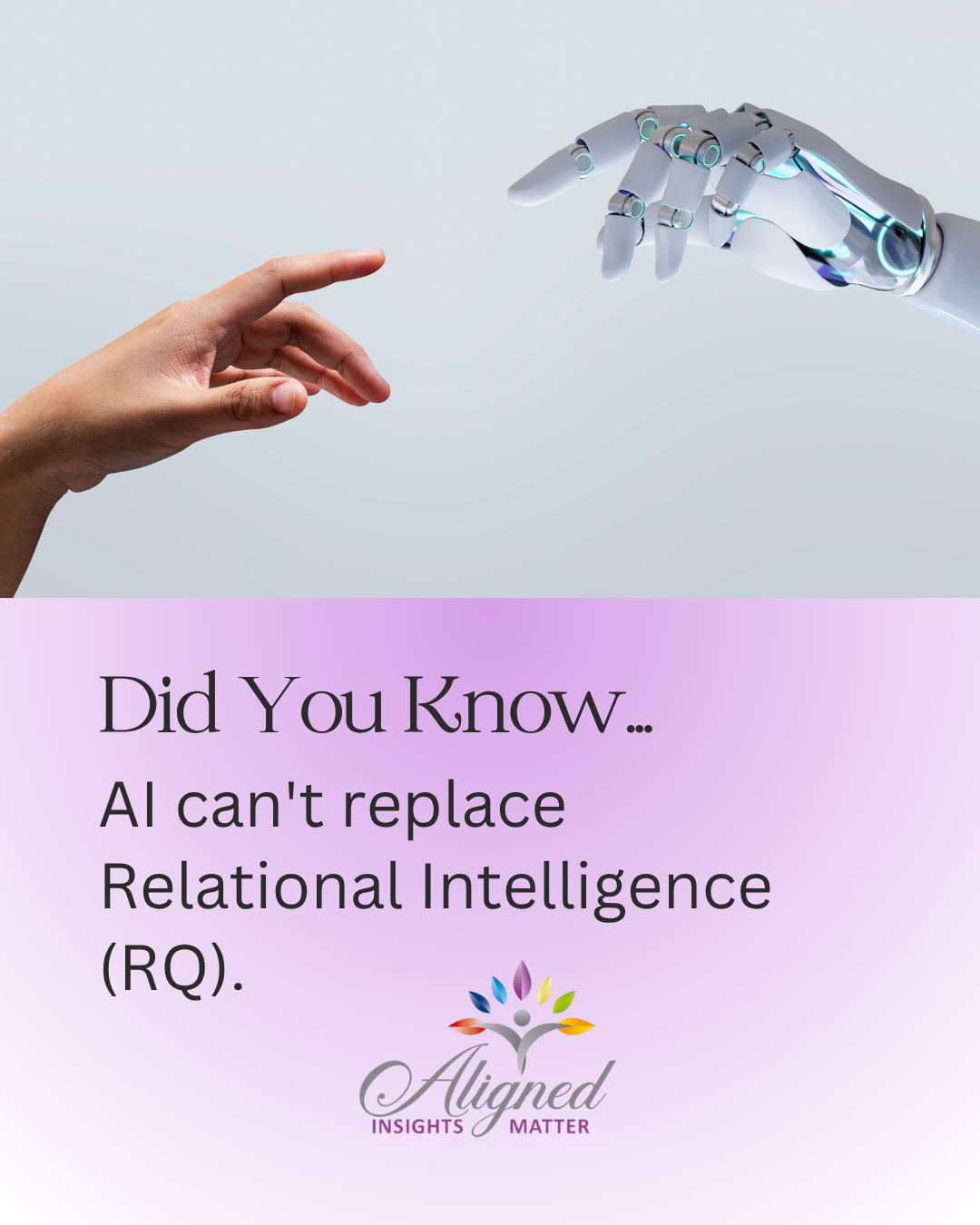 AI is changing the way we work—but it can’t replace the human skills that make relationships work.

Technology can help us process information, automate tasks, and work more efficiently. But empathy, trust, communication, perspective, and connection 