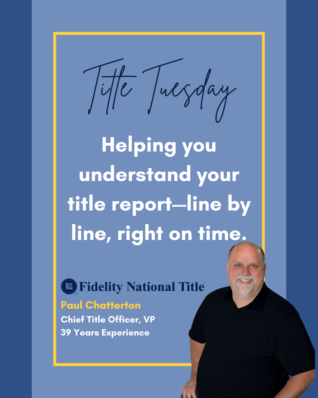 🔍 #TitleTuesday
Helping you understand your title report--line by line, right on time. With decades of experience on your side, you can count on Fidelity for smooth closings and reliable support every step of the way. 🏡💼

🌟 Call us today to learn