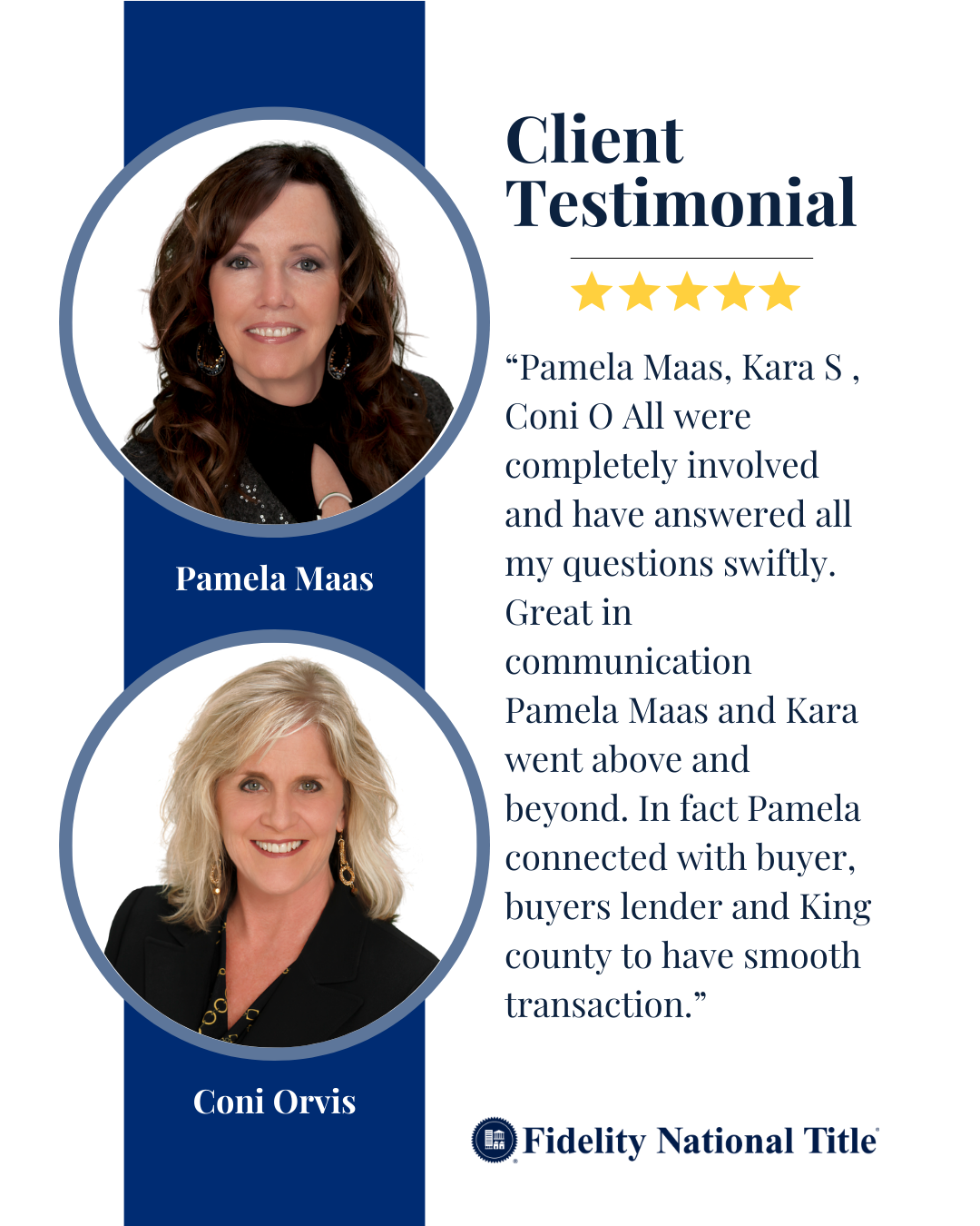 ⭐ Shout out to our amazing team members on 5-star testimonials 👍🏻 👏🏼 ⭐️⭐️⭐️⭐️⭐️
.
.
.
#InsistOnFidelity #FidelityNationalTitle #TitleandEscrow #FidelityFamily #FidelityWA #FNT
