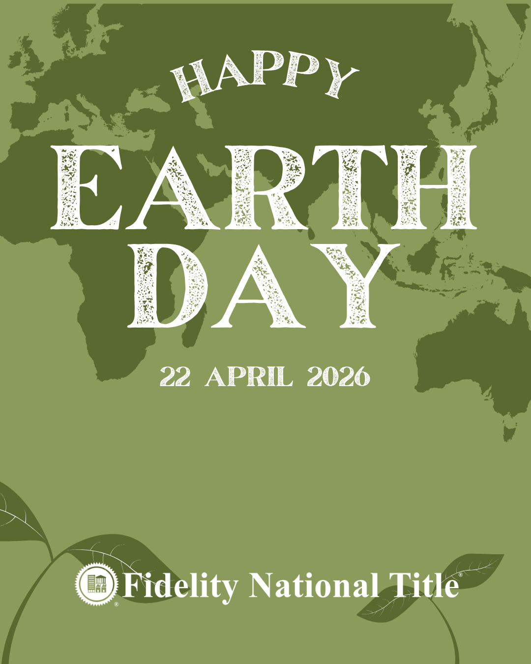 Happy Earth Day! 🌎🌿

Today is a reminder that the places we live, work, and build community are worth protecting. At Fidelity National Title, we’re proud to be part of communities that value sustainability, stewardship, and a healthy future for gen