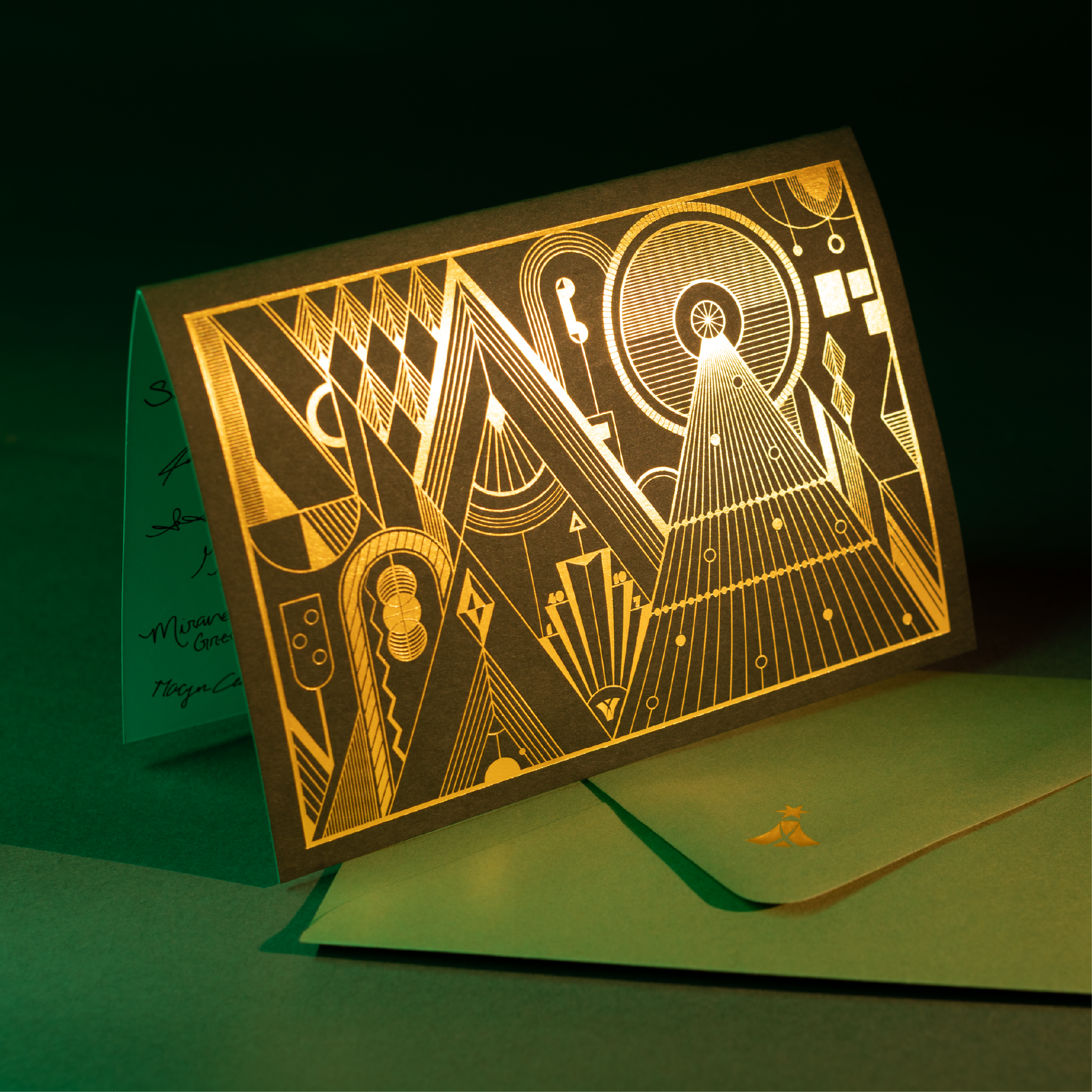 Custom Corporate Christmas Card