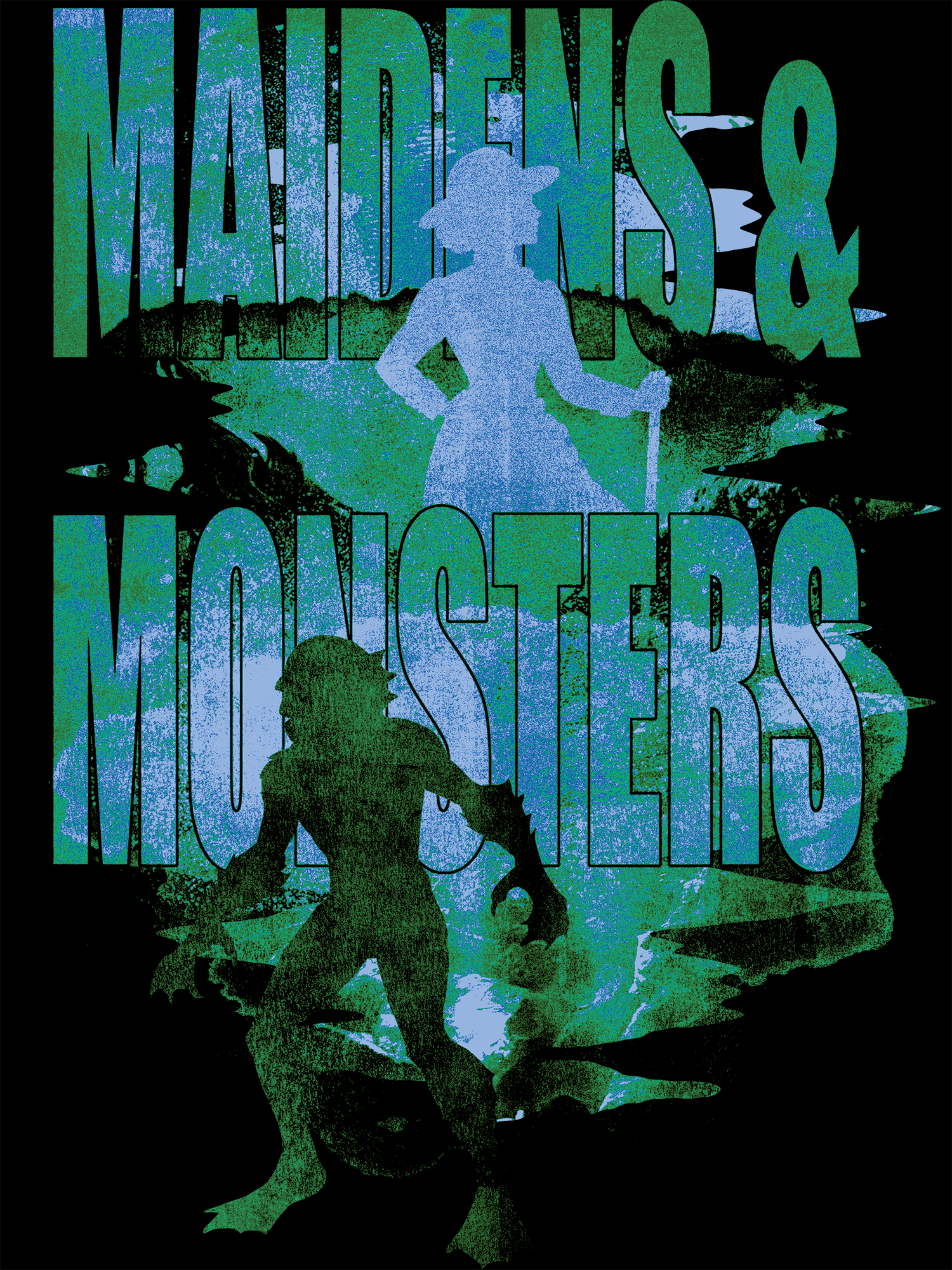 MaidensandMonsters Shirts Kay and Gill-man.png