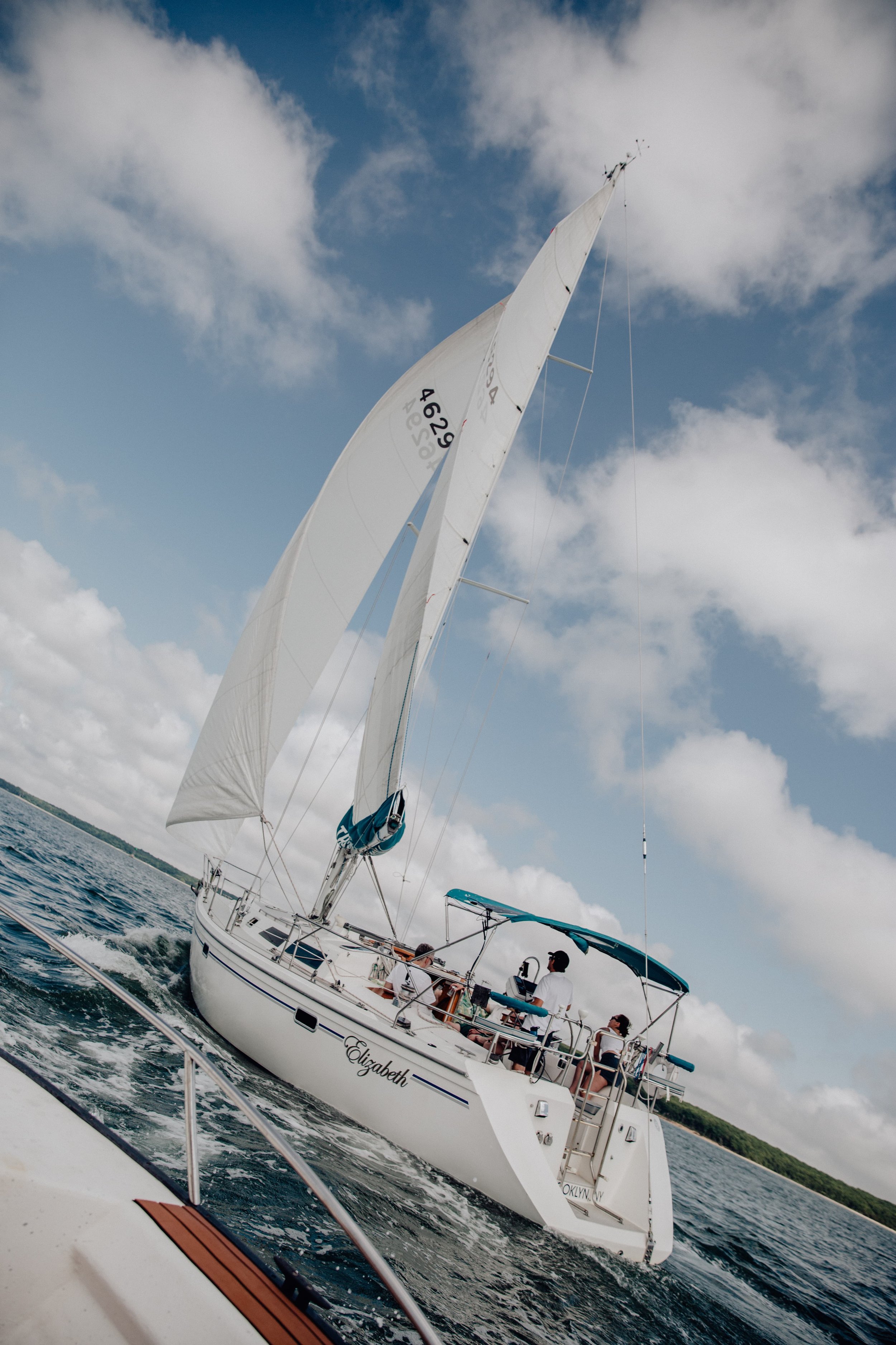 A beautiful day for a Sag Harbor sailing charter