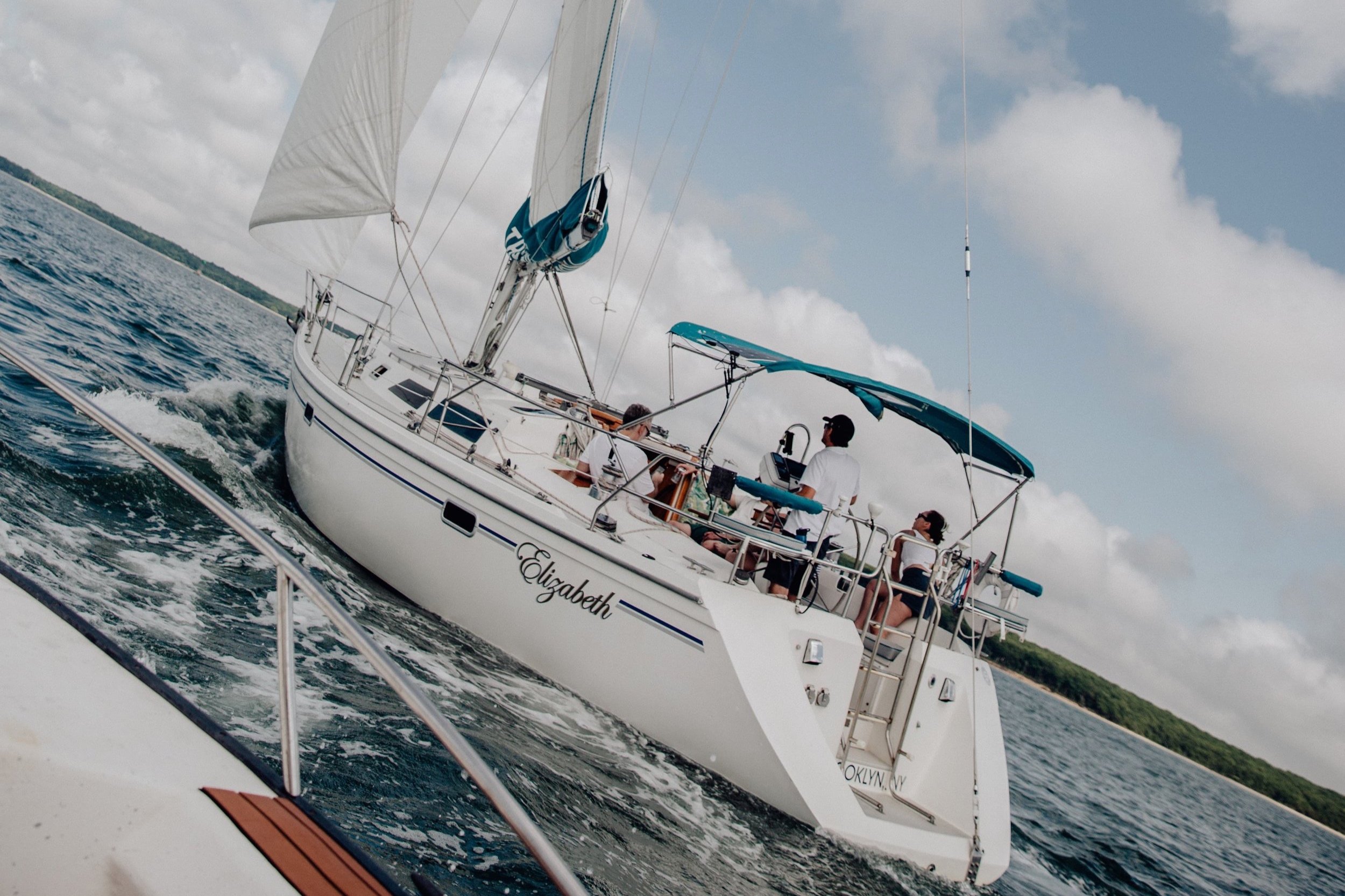 A sunset Charter with True sailing in The Hamptons