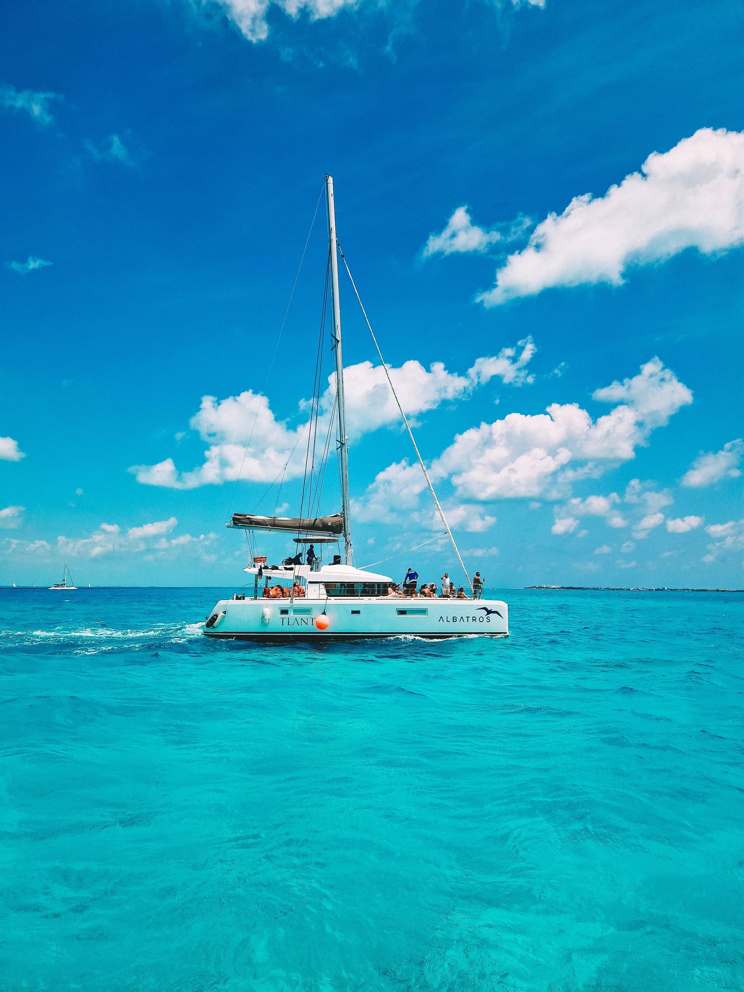 A saling charter in the Caribbean