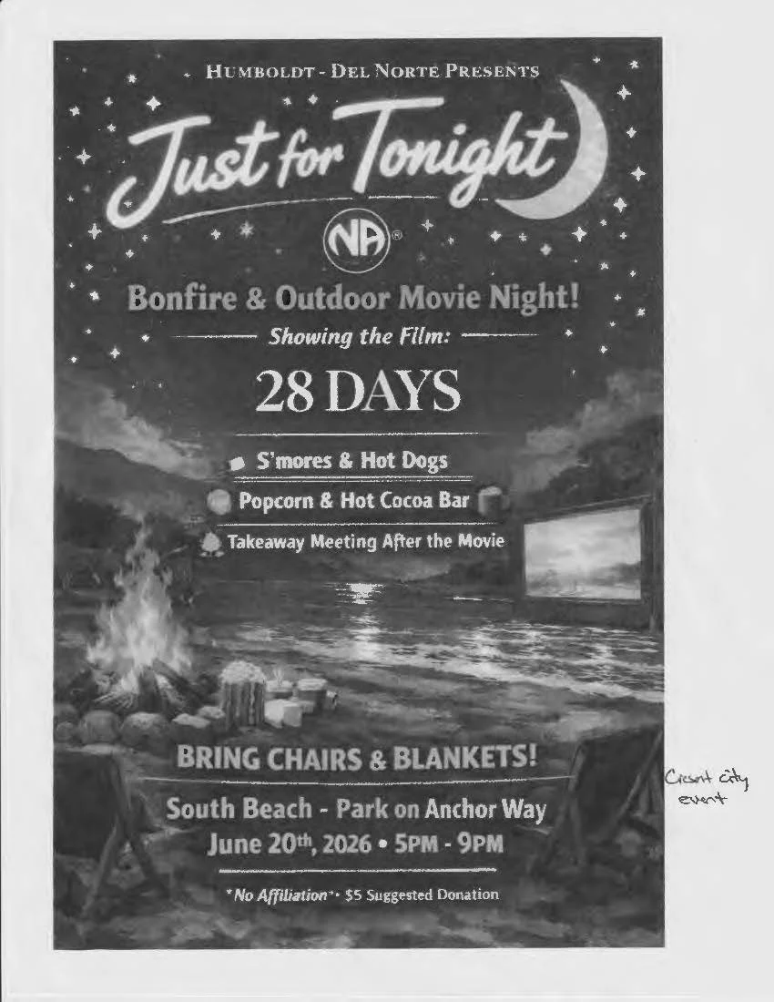 Just for Tonight Bonfire & Outdoor Movie Night