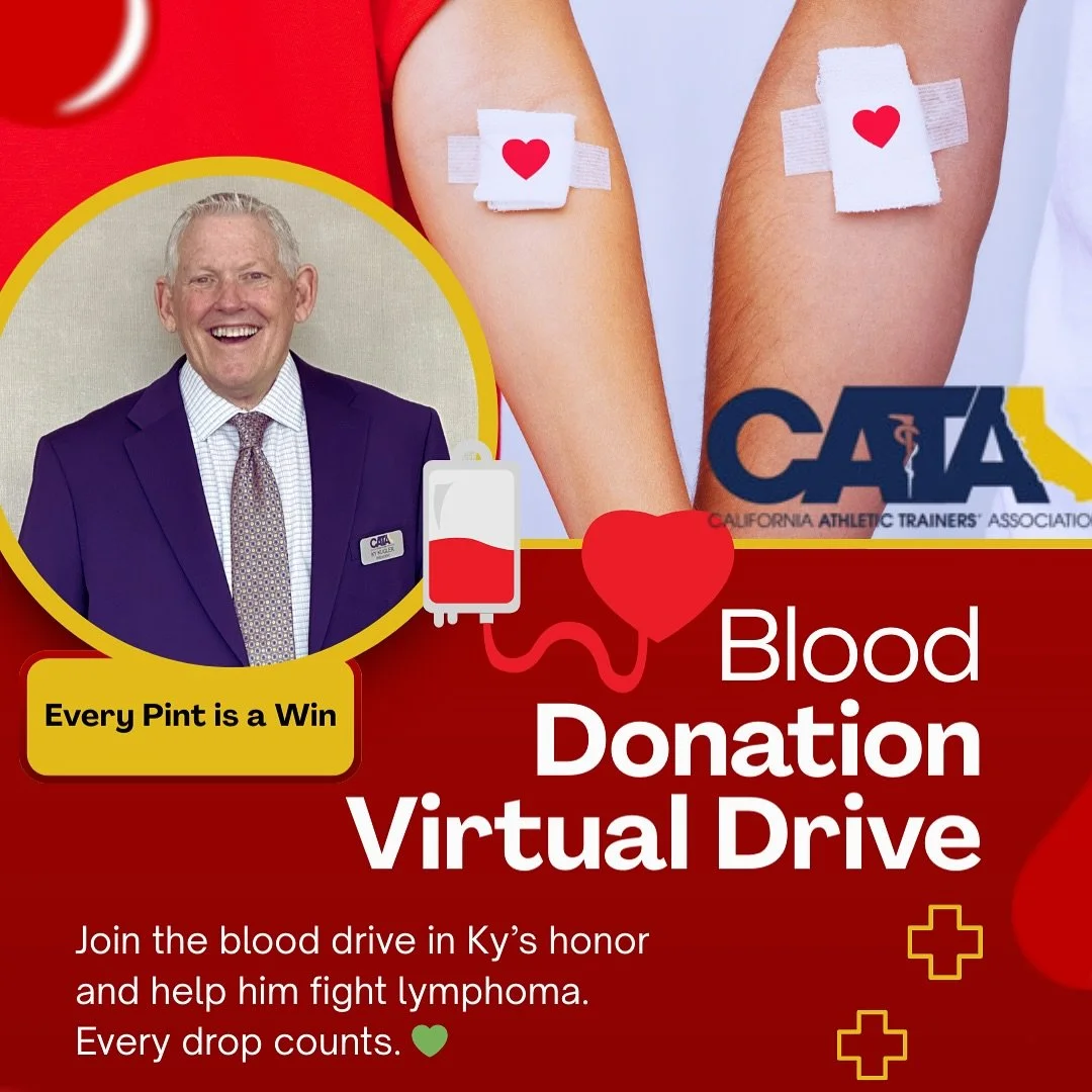 CATA president Ky Kugler has always shown up for others—now it’s our turn. Join the blood drive in his honor and help him fight lymphoma. Every drop counts. 💚
Link will be in our story and linktree (find in bio)
https://sleevesup.redc