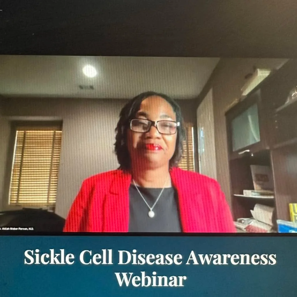ICYMI - @senakilahweberpierson hosted a webinar on Sickle Cell Awareness last week. This webinar helps create an overall awareness of what a person with sickle cell trait or disease has to battle for their entire life. 
If you are interested in watch