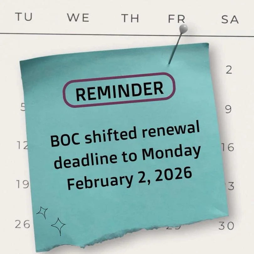 REMINDER

Instead of the usual 12/31 deadline, you&rsquo;ve got until 2/2/2026 to get those CEUs done. That&rsquo;s over a month of extra time to finish strong. No more holiday season panic, no more cramming courses between family dinners. Use this b
