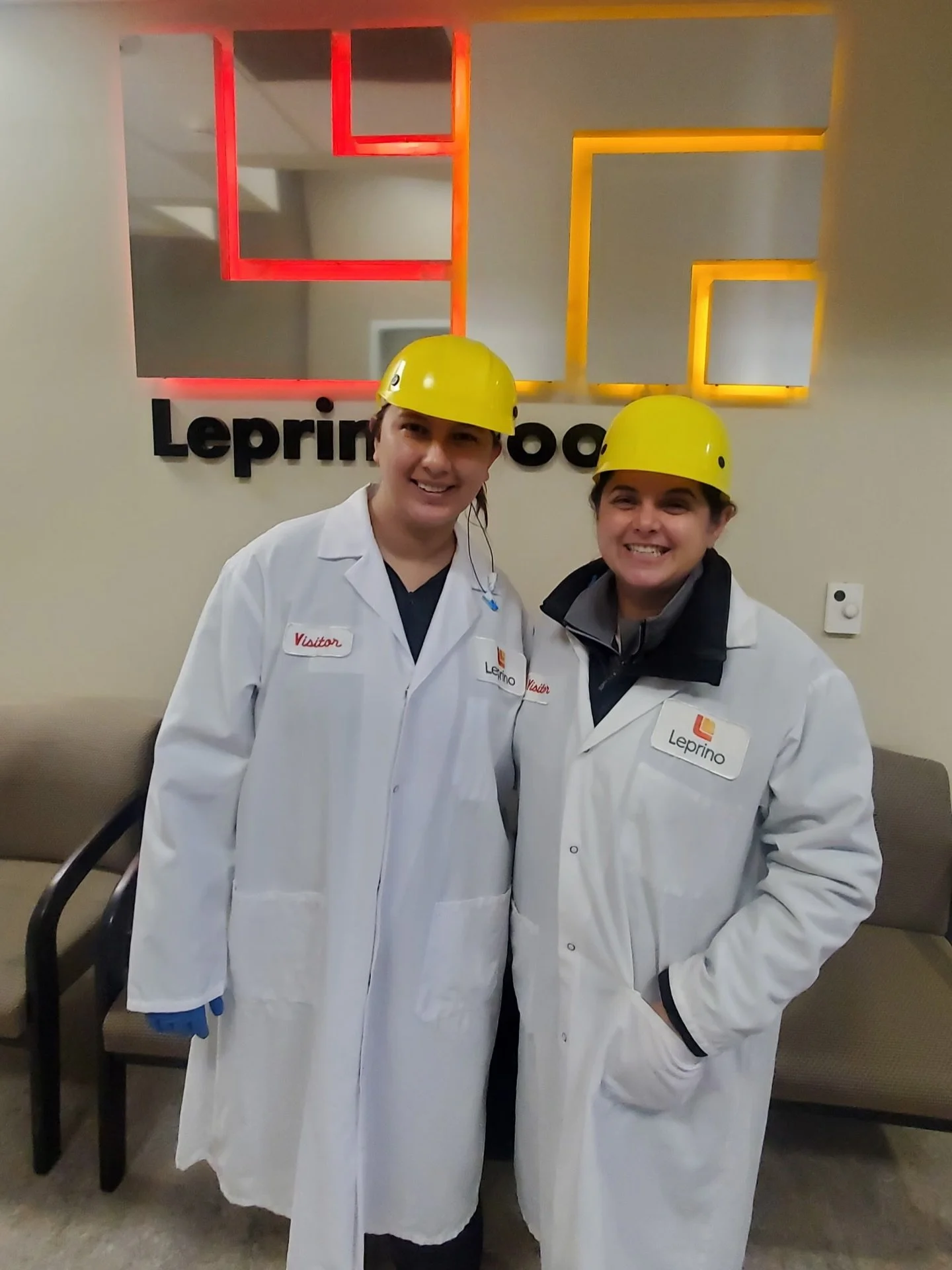 Showcasing MSAT students gaining hands-on experience in emerging settings. UOP students assigned to Leprino Foods as a clinical site are pictured with COPA VP Chair Valentina Haggard and COPA Committee Director Alana Alpert.
