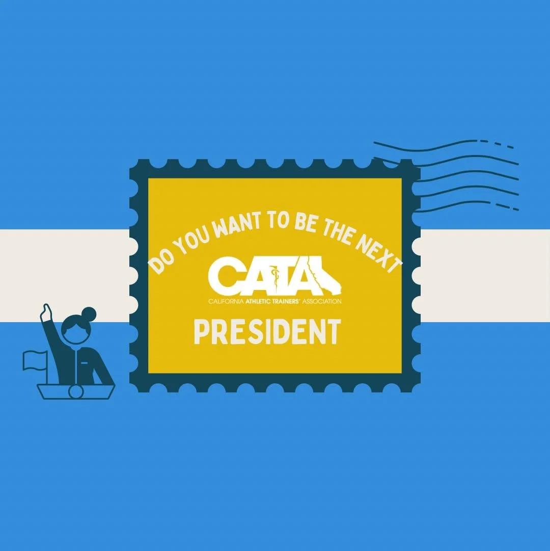 There are a few days left to submit Letters of Interest and r&eacute;sum&eacute;s from qualified members interested in being considered for the role of President for the 2026 CATA Election. Please check your emails from the California Athletic Traine