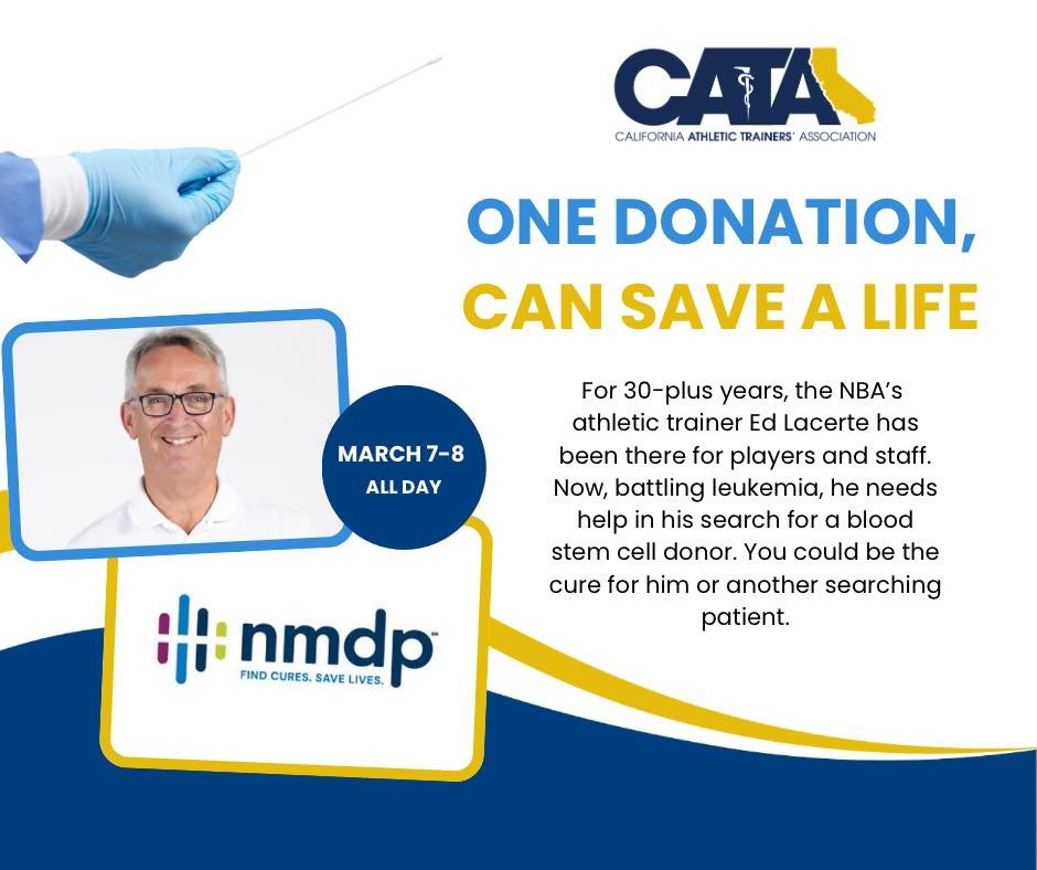 You have the chance to save a life.

Athletic Trainer Ed Lacerte has been a familiar face on NBA sidelines for more than 30 years. Now, he&rsquo;s facing a leukemia diagnosis and fighting to return to the work he loves through a blood stem cell trans